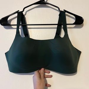 NWOT Smoothez by aerie XL bra-ish wireless bra clasp close deep forest green $45